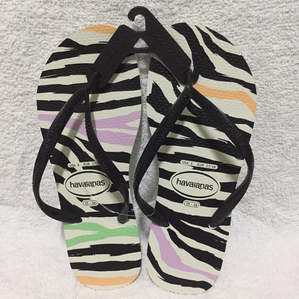 Tiger Stripes Havaianas Women Cheetah New Rare